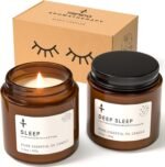 TRINIDa Sleep Candles Gifts for Women & Men – Lavender Scented Candles Gift Set for Anxiety, Lavender Promotes Sleep, Chamomile Relieves Stress, Relaxation/Birthday Gifts for Women - Image 2