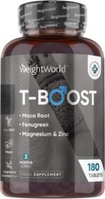Testosterone Supplements for Men - 180 Vegan Tablets (3 Months Supply) - 12 Well-Known Ingredients Like Maca, Fenugreek, Zinc, Magnesium, Vitamin D, D-Aspartic & Selenium - Test Boosters for Men - Image 2