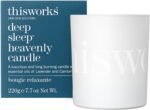 This Works Deep Sleep Heavenly Candle, 220 g - Luxury Candle Enriched with Essential Oils of Lavender, Camomile and Vetivert - Hand Poured Scented Candle with a 40hr Burn Time for a Calming Experience - Image 2
