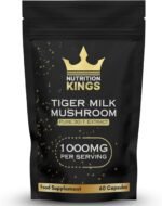 Tiger Milk Mushroom – Lung & Immune Support Supplement – Vegan Herbal Blend with Functional Mushrooms – 60 Vegan Capsules – by Nutrition Kings - Image 2