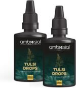 Tulsi Drops Concentrated Extract of 5 Rare Tulsi 60ml | 100% Natural | Immunity Booster | Relieves Cough & Cold | by Ambrosial - Image 2