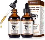 Turkey Tail Mushroom for Dogs, Dogs Turkey Tail Mushroom Liquid Supplement with Probiotics & Turmeric, Support Immune, Digestive & Joint, Faster Absorption - Bacon Flavor (120ML) - Image 2