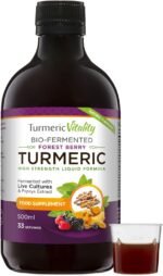 Turmeric Curcumin with Probiotics & Enzymes - Fermented High Strength Liquid Turmeric Supplement with Black Pepper & Ginger Equivalent to 2 Turmeric Capsules - Turmeric Shots - Image 2
