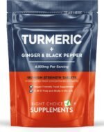 Turmeric Tablets 4000mg per Serving (2400mg Turmeric, 1400mg Ginger, 200 mg Black Pepper) | 180 High Strength Curcumin Tablet Supplements| Vegan and Gluten Free | UK Made - Image 2