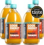 UNROOTED Punchy Turmeric Shots Multipack - Immune System and Natural Energy Booster - 4 x 500ml Dosing Bottles - Turmeric, Ginger, Orange, Carrot & Baobab - Image 2