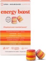 UPSA x Nourished 7-in-1 Energy Gummies - Vegan Multivitamin for Adults with Vitamin C, E, Guarana Extract, Caffeine, Vitamin B12, Ginger Extract - Energy Boost, Immune Support - 30 Vitamin Gummies - Image 2