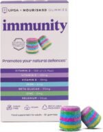 UPSA x Nourished 7-in-1 Immunity Gummies for Adults - Vegan Multivitamin Gummy with Vitamin C, D, E, Zinc, Iron, Selenium - Immune System Booster, Vitamins for Men & Women - 30 Vitamin Gummies - Image 2