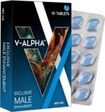 V-ALPHA - Longer, Stronger, and Harder – Performance and Stamina Endurance Booster Herbal Supplement for Men with Ginseng – 10 Tablets - Image 2