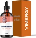 VIMERGY Organic Liquid Ashwagandha - New Root-Extract Formula – Adaptogen - USDA Organic, Vegan, Kosher, Paleo, Gluten-Free – Full (115ml) Sizes - Image 2