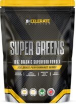 Vegan Super Greens Powder, Organic Gluten Free Superfood Powder Supports Immune System, UK Made by Xcelerate Nutrition (250g) - Image 2