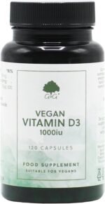 Vegan Vitamin D3 1000iu Capsules - Plant-Based from Natural Lichen - 120 Vegan Capsules - Non-GMO, Made in The UK by G&G Vitamins - Image 2