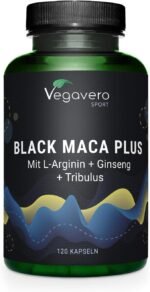 Vegavero Black Maca Root Complex 5000 mg | High Strength with L-Arginine, Panax Ginseng and Tribulus Terrestris | Pre Workout Supplement | Lab-Tested | NO Additives | Vegan - Image 2