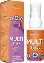 Vegavero Multivitamin for Kids Spray | No Added Sugar | NO Additives | Natural Orange Flavour | with Vitamin C, D3, E, K2 & All B Vitamins | 125 Sprays | Vegan - Image 2