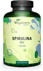 Vegavero Organic Spirulina 4000 mg | 300 Tablets | NO Additives | Natural Source of Protein, Vitamins & Minerals | Vegan - Image 2