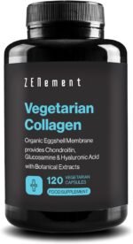 Vegetarian Collagen from Organic Eggshell Membrane – Natural Source of Glucosamine, Hyaluronic Acid and Chondroitin, with Botanical Extracts – for Joints and Skin – 120 Vegetarian Capsules - Image 2