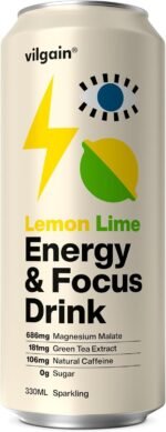 Vilgain Energy & Focus Drink ⁠–⁠ Lemon and lime - Image 2