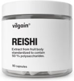 Vilgain Reishi – Immune System Booster & Heart Health Support, High-Potency Reishi Mushroom Extract with 50% Polysaccharides, Antioxidant-Rich Formula for Cholesterol Balance, 90 Vegan Capsules - Image 2