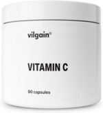 Vilgain Vitamin C, 500 mg Antioxidant, Strengthen Immune System, Collagen Formation, Reduce Fatigue, Health Supplement, Daily Support, Natural, 90 Vegan Capsules - Image 2
