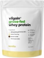 Vilgain® Whey Protein Powder, Grass Fed | 100% Pure Whey Protein Powder | Fast Muscle Recovery and Building | Natural Taste | Premium Quality Powder (1000g, Vanilla) - Image 2