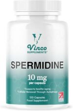 Vinco Spermidine Supplement - 10mg x 120 High Strength Spermidine Capsules - 99% Purity - Supports Healthy Ageing & Longevity - Non GMO & Gluten Free - Made in The UK - Image 2