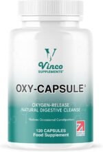 Vinco Supplements Oxy-Capsule Magnesium Compound - Vegan Oxygen Powder Natural Colon Cleanser - Gas Relief, Bloating Relief, Constipation Relief - Intestinal Cleanser for Adults - 120 Count - Image 2