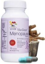 Vita Green Menopause Supplements for Women, Hot Flashes Menopause Relief, Menopausal Symptoms, Hormonal Skin & Hair Condition Improve, Night Sweats, 100% Natural - 72 Capsules - Image 2