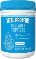 Vital Proteins Collagen Peptides Powder Supplement (Type I, III), Unflavoured Hydrolyzed Collagen-Hair, Skin, Nail Support Supplement, Paleo, gluten free, Non-GMO, 20g per Serving 264g Canister, 1Pack - Image 2