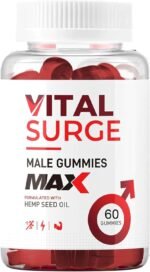 Vital Surge MAX Male Enhancement Gummies - 60 Gummies, Natural Vitality Support for Men with Herbal Blend & Nutrients, Vegan, GMP-Certified, Supplement Heaven - Image 2