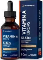 Vitamin A Supplement 5333 IU | 60ml Vegan Liquid Drops | High Strength Retinol Food Supplement | by Horbaach - Image 2