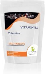 Vitamin B1 THIAMINE 100mg 30 Veg Tablets Pills Health Food Supplements Nutrition Vitamins HEALTHY MOOD - Image 2