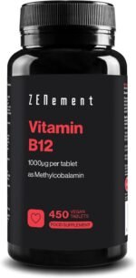 Vitamin B12 High Strength – 1000mcg VIT B12 as Active Methylcobalamin – 450 Vegan Tablets (14+ Months Supply) – Tiredness and Fatigue Supplement – Immunity Support - Image 2