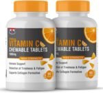 Vitamin C 1000mg Chewable 90 x 2, Supports Immune Health and Helps Fight Colds - Helps Reduce Tiredness and Fatigue - Image 2
