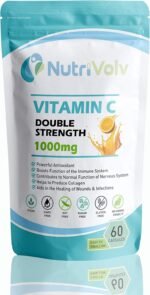 Vitamin C 1000mg Double Strength Antioxidant & Immune Support - Healthy Skin & Joints - Bioflavonoids Supplement | 60 Capsules - Image 2