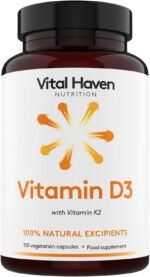 Vitamin D & K Supplement - D3 (4000 IU) + K2 MK7 (125mcg) - Stronger Bones and Immune System - UK Made - Image 2