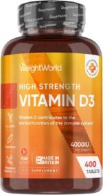 Vitamin D3 4000IU | 400 Tablets | 1+ Year Supply | 6mm Micro Vitamin D Tablets | Easy to Swallow VIT D | One A Day Supplement | Made in The UK | Magnesium Stearate-Free | Vegetarian Friendly - Image 2
