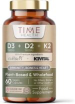 Vitamin D3, D2, K2, Natural Wholefood Plant Based 3000IU - Zero Additives - Pullulan (60 Capsule Pouch) - Image 2