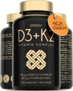 Vitamin D3 K2 Capsules - High Strength Vitamin D Tablets for Strong Bones, Teeth, Immune System - 4000 IU VIT D3 & 100mcg K2 MK7-120 Veggie Capsules One-a-Day - UK Made D3 and K2 Vitamins Supplement - Image 2