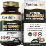 Vitamin D3 and K2 with Zinc - High Strength 4000IU Vitamin D & K2 MK7 Formula - Includes Boron & MCT Oil for Optimal Absorption - 120 Capsules (4 Month Supply) - No Fillers - Made in The UK - Image 2