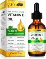 Vitamin E Oil 75,000 IU - Pure & Natural Skin & Hair Care, Moisturizing for Face, Body, Sars and Scalp 60 ML - Image 2