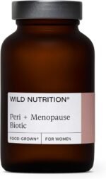 WILD NUTRITION Food-Grown® Peri + Menopause Biotic | Probiotic Perimenopause & Menopause Supplements with 8 Microbiotic Strains | 30 Billion Colony Forming Units of Probiotic per Dose | 30 Capsules - Image 2