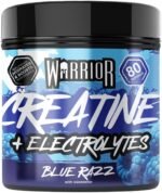 Warrior Creatine Monohydrate Powder + Electrolytes Powder 360g (80 Servings) – Performance, Hydration, Pre & Post Workout for Men & Women – Micronized Creatine + Electrolyte Supplement, Blue Razz - Image 2