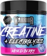 Warrior Creatine Monohydrate Powder + Electrolytes Powder 360g (80 Servings) – Performance, Hydration, Pre & Post Workout for Men & Women – Micronized Creatine + Electrolyte Supplement, Mixed Berry - Image 2