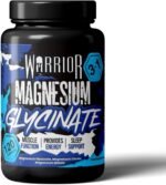 Warrior Magnesium Glycinate 3-in-1 Complex – 384mg High Strength Magnesium Supplement – 120 Vegan Capsules, High Absorption, UK Made – Sleep & Muscle Relaxation - Image 2