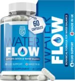 Water Flow Water Balance Tablets for Detox & Fluid Balance Support – 60 Natural Water Supplement – Swelling Relief, Bloating, Electrolyte Balance & Weight Management – UK Made, Suitable for Vegans - Image 2