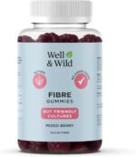 Well & Wild Prebiotic Fibre Gummies – 4g Inulin + Live Cultures – Vegan Gut Health & Digestive Support – Sugar Free – Mixed Berry – 60 Gummies (30 Day Supply) - Image 2