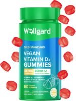 Wellgard High Strength Vitamin D3 Gummies 3000 IU - 60 Vegan Immunity Vitamin D Gummies Adults, Chewable Vitamin D, Mixed Berry Flavour - Image 2