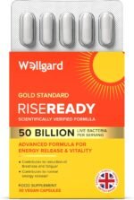 Wellgard Rise Ready – Advanced Formula for Energy Release & Vitality, 30 Vegan Capsules - Image 2