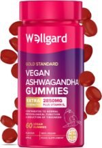 Wellgard Vegan Ashwagandha Gummies – High Strength Ashwagandha with Vitamin B6, Highly Bioavailable, 60 Gummies, UK Formulated - Image 2