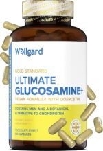 Wellgard Vegan Glucosamine & Phytodroitin Supplement with Quercetin, MSM, and Ginger Extract - Botanical Chondroitin Alternative, Includes Rosehip, Made in UK - Image 2