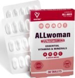 Women's Multivitamins & Minerals with 14 Essential Vitamins & Minerals for Women's Health – 30 Tablets Gluten-Free & No Synthetic Fillers or Binders – Vitamin A, B, C, D, Iron, Zinc, Folic Acid – Veg - Image 2